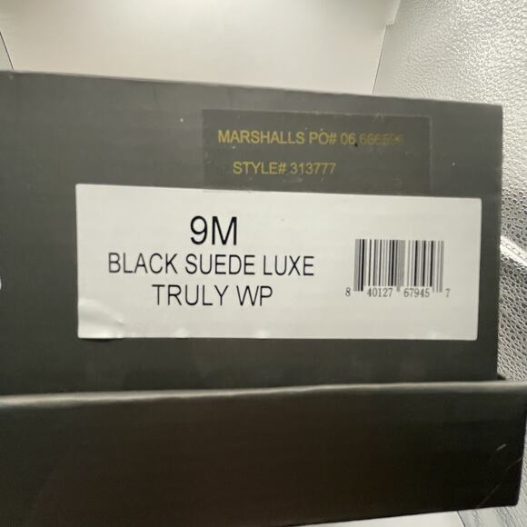 J/Slides NYC Black Suede Luxe Boot Shoes Women’s Size 9 - Picture 9 of 9